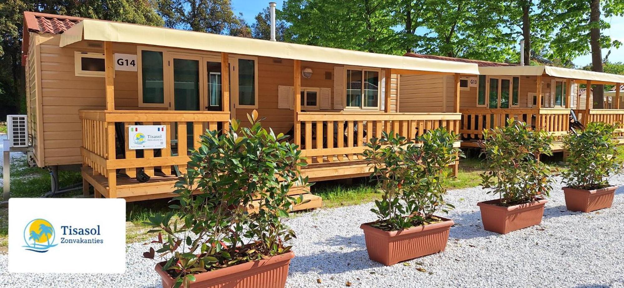 Mobile Home Viareggio - Including Airco- Camping Paradiso - G008 外观 照片